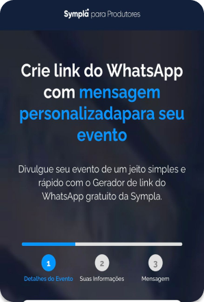 Crie link do WhatsApp com mensagem personalizada para seu evento