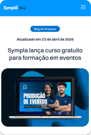 Sympla lança curso gratuito para formação em eventos